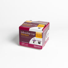 Load image into Gallery viewer, Fellowship Cup® Premium - Prefilled Communion Cups (100 Count): Includes Juice and Wafer with Dual Tabs for Easy Opening
