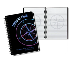 Spiral Notebook- Living by Faith