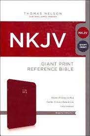 NKJV GP Center-Column Reference Bible Hardcover – Large Print