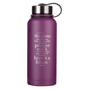 I Know The Plans Water Bottle CHRISTIAN ART GIFTS