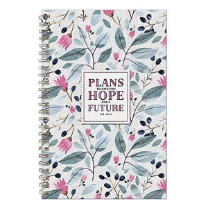 Notebook Plans Hope Future Jer 29 by Christian Arts Gifts
