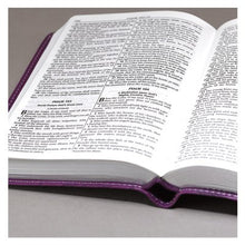 Load image into Gallery viewer, KJV Pocket Bible, Lux Leather, Purple CHRISTIAN ART GIFTS

