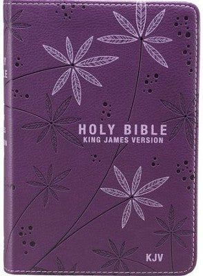 KJV Pocket Bible, Lux Leather, Purple CHRISTIAN ART GIFTS