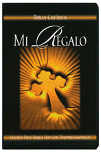 Load image into Gallery viewer, Biblia Católica Mi Regalo DHH, Piel Imitada Negra (DHH Catholic Bible, Leatherflex, Black) GRUPO NELSON / 2006 / IMITATION LEATHER
