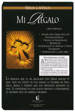 Load image into Gallery viewer, Biblia Católica Mi Regalo DHH, Piel Imitada Negra (DHH Catholic Bible, Leatherflex, Black) GRUPO NELSON / 2006 / IMITATION LEATHER
