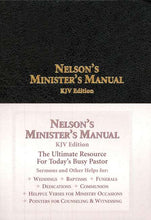 Load image into Gallery viewer, Nelson&#39;s Minister&#39;s Manual, KJV THOMAS NELSON
