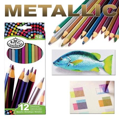 Colored Pencil Set, Metallic, Pack of 12 G.T. LUSCOMBE COMPANY INC. / 2016 / GIFT