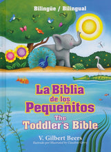 Load image into Gallery viewer, La Biblia de los Pequeñitos Bilingüe (The Toddler&#39;s Bible Bilingual) By: V. Gilbert Beers TYNDALE HOUSE / HARDCOVER
