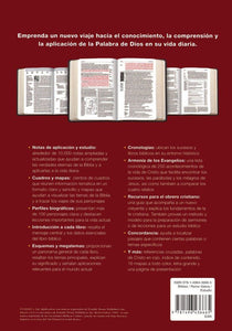 RVR60 Biblia de estudio del diario vivir, letra grande, RVR60 Large-Print Life Application Study Bible, hardcover