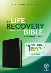 NLT Personal-Size Life Recovery Bible, Second Edition--soft leather-look, black/onyx By: Stephen Arterburn, David Stoop TYNDALE HOUSE