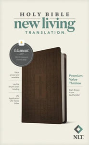NLT Premium Value Thinline Bible, Filament Enabled Edition-- soft leather-look, brown TYNDALE / 2021 / IMITATION LEATHER