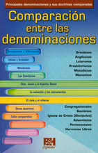 Load image into Gallery viewer, Comparación entre las Denominaciones Folleto (Denominations Comparison Pamphlet) More in Rose Spanish Resources Series ROSE PUBLISHING
