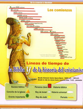 Load image into Gallery viewer, Libro de Lineas de Tiempo de la Biblia y de la Historia del Cristianismo
