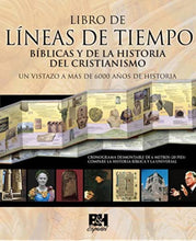 Load image into Gallery viewer, Libro de Lineas de Tiempo de la Biblia y de la Historia del Cristianismo
