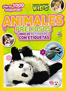 Animales Preciosos, Libro de actividades con etiquetas para Niños, con más de 1000 stickers