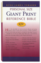 Load image into Gallery viewer, KJV Personal Size Giant Print Reference Bible, imitation leather, cream/raspberry HENDRICKSON PUBLISHERS / 2010 / IMITATION LEATHER
