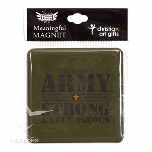 Meaningful Magnet: The Lord's Army, Strong & Courageous