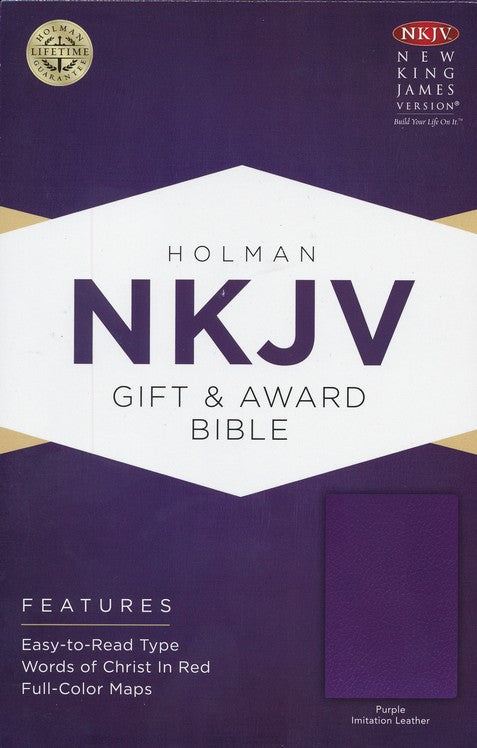 NKJV Gift and Award Bible, Black Imitation Leather HOLMAN BIBLE PUBLISHERS