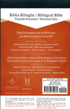 Load image into Gallery viewer, RVR 1960/KJV Biblia Bilingüe: Tamaño Personal, negro imitación piel by B&amp;H Espanol
