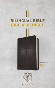 Biblia Bilingüe NLT/NTV, Piel Imitada, Black (NLT/NTV Bilingual Bible, Imitation Leather, Black) TYNDALE HOUSE / 2018 / IMITATION LEATHER