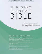 Load image into Gallery viewer, NIV Ministry Essentials Bible, Flexisoft, Black/Brown HENDRICKSON PUBLISHERS / 2014 / IMITATION LEATHER
