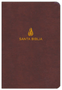 RVR 1960 Giant-Print Reference Bible--bonded leather, brown (indexed) B&H ESPANOL / 2018 / IMITATION LEATHER