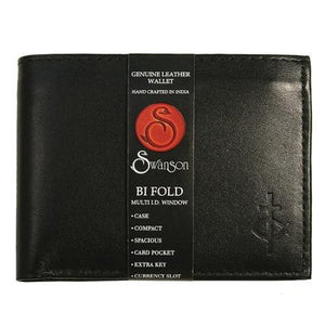 Bifold Wallet with Center Flap, Black SWANSON, INC.