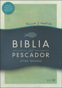 NVI Biblia del Pescador letra grande, caoba símil piel by B&H español