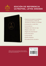 Load image into Gallery viewer, Santa Biblia RVR60, Edición de referencia ultrafina, letra grande, SentiPiel, Negro
