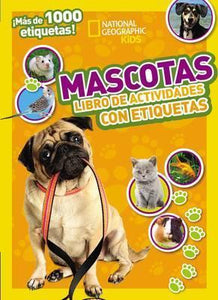 Mascotas, Libro de actividades con etiquetas para Niños, con más de 1000 stickers