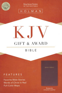 KJV Gift & Award Bible, Imitation leather, Burgundy , B&H Books B&H BOOKS / 1990 / IMITATION LEATHER