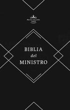Load image into Gallery viewer, Biblia del Ministro RVR60 Bonded Leather Black by Holman
