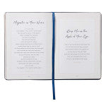 Load image into Gallery viewer, Prayers and Praises From the Word Navy Blue Faux Leather Gift Book
