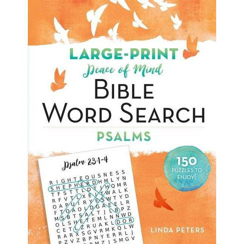 Peace of Mind Bible Word Search: Psalms (Inglés) Tapa blanda – 1 Septiembre 2020