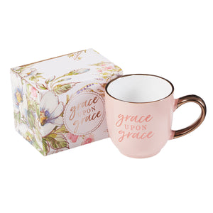 Grace Upon Grace Ceramic Coffee Mug - John 1:16