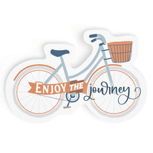 Load image into Gallery viewer, ENJOY THE JOURNEY BIKE SHAPE DÉCOR
