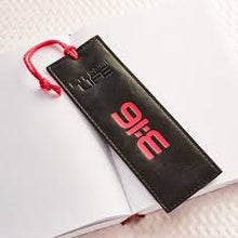 Load image into Gallery viewer, Black &quot;Eternal Life&quot; Faux Leather Pagemarker / Bookmark - John 3:16
