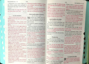 BIBLIA RVR60 BLUE JEAN LETRA GRANDE MANUAL Con INDICE