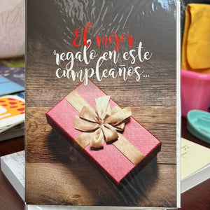 Tarjeta Postal de Regalo "El mejor regalo en este cumpleaños" by Gift LIght
