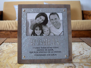 Marco para fotos - Familia by Luciano's Gifts